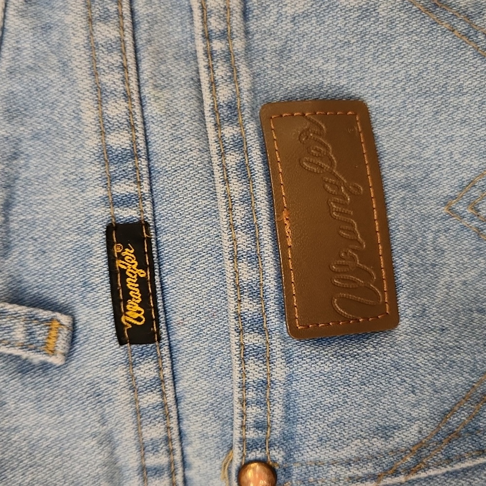 Custom Made Wrangler Patchwork Stitched Mickey Mo… - image 3